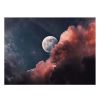 Night Cloud Hanging Tapestry Bedroom Bedside Tapestry Dorm Wall Art Cloth Tapestry Backdrop Decor, 59x43 inch