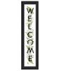 "Welcome Sign II" by House Fenway, Ready to Hang Framed Print, Black Frame