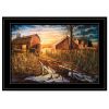 "Days Not Forgotten Collection" By Jim Hansen,, Ready to Hang Framed Print, Black Frame