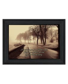 "What Really Matters" by Trendy Decor 4U, Ready to Hang Framed Print, Black Frame