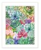 "Succulents Paradise" by Seven Trees Design, Ready to Hang Framed Print, White Frame