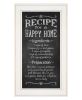 "Recipe for a Happy Home" by Susan Ball, Ready to Hang Framed Print, White Frame