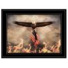 "Blaze of Glory" by Lori Deiter, Ready to Hang Framed Print, Black Frame