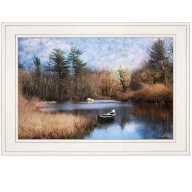 "Riverside" by Robin-Lee Vieira, Ready to Hang Framed Print, White Frame