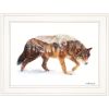 "Arctic Wolf" by Andreas Lie, Ready to Hang Framed Print, White Frame