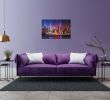 Oppidan Home "Big City Evening Skyline (32"H x 48"W)