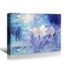 Framed Canvas Wall Art Decor Abstract Style Painting, Impressionism Lotus Painting Decoration For Office Living Room, Bedroom Decor-Ready To Hang