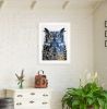 "Night Owl" by Andreas Lie, Ready to Hang Framed Print, White Frame