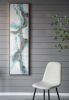 Set of 2 Elongated Modern Abstract Oil Painting,, Rectangle Framed Wall Art, 20" x 71"