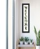 "Welcome Sign II" by House Fenway, Ready to Hang Framed Print, Black Frame