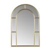 Gold Arched Wall Mirror