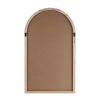 Arched Wood Wall Mirror