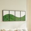 WaveMoss Metal Wall Art4pcs Set