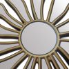 Timeless Round Wall Mirror with Bronze Frame