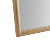 Arched Wood Wall Mirror