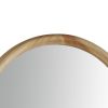 Arched Wood Wall Mirror