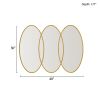 Gold Trio Wall Mirror