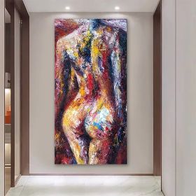 Handmade Oil Painting Canvas Wall Art Decoration Modern Female Nude Human Body Living Room Hallway Bedroom Luxurious Decorative Painting (style: 1, size: 100x150)