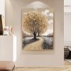 Hand Painted Oil Painting Abstract Blooming Tree Landscape Oil Painting On Canvas Nature Forest Wall Art Original Autumn Forest Landscape Art Living r