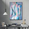 Handpainted large Sexy Naked Back Wall Art Sexy Girl woman Modern Abstract Nude Oil Painting on Canvas Home Entryway Living Room Bedroom Luxurious Dec