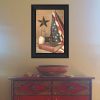 "God and Country" By Billy Jacobs, Ready to Hang Framed Print, Black Frame