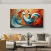 Hand Painted Oil Painting Abstract Beautiful Woman Oil Painting on Canvas Large Wall Art Original Blue Decor Minimalist Art Custom Painting Modern Liv