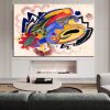 Hand Oil Painting Study for Dukas Etude Abstract Original Abstract Painting Original Oil Painting Abstract Wall Art Canvas Living Room Decoration